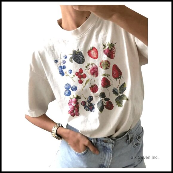 Tops - Y2K Graphic Tee Crew Neck Short Sleeve Casual T-Shirt Women's Tops